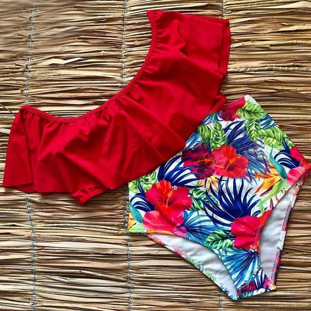 Sexy bikini Set High Waist Swimwear Women