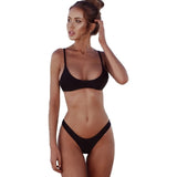 Sexy Bikini Set Women Swimsuit Solid Bikini