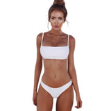 Sexy Bikini Set Women Swimsuit Solid Bikini