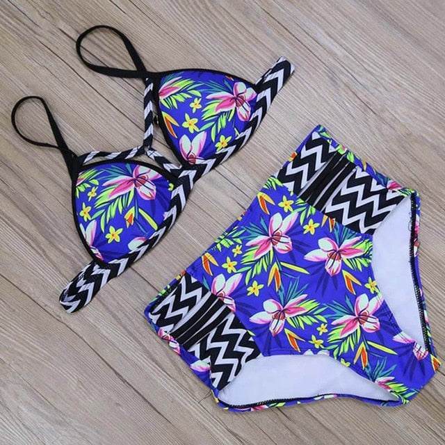 Bikinis High Waist Swimsuit Women