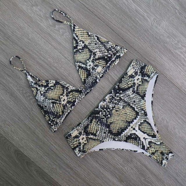 Bikinis High Waist Swimsuit Women