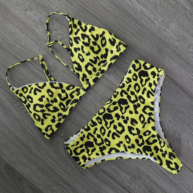 Bikinis High Waist Swimsuit Women