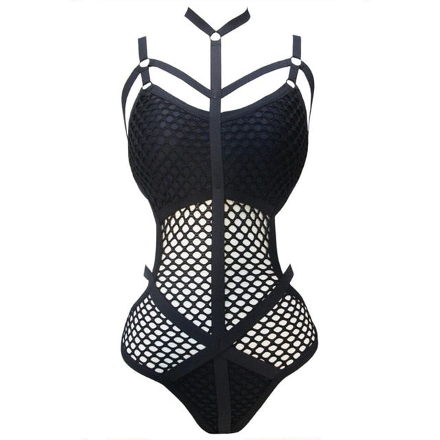 One Piece Swimsuit Female Bather
