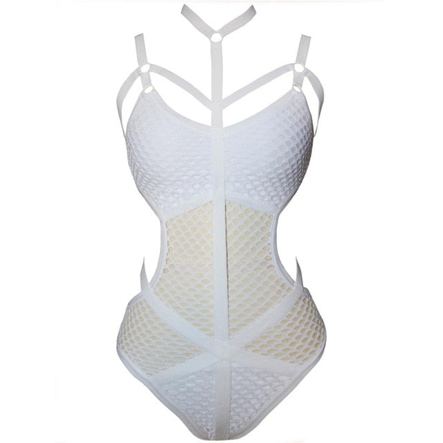 One Piece Swimsuit Female Bather